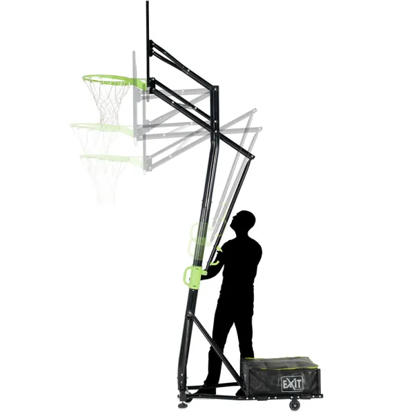 Переносний баскетбольний щит EXIT Galaxy Green