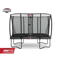 Батут BERG EazyFit Regular Grey із захисною сіткою Safety Net Deluxe EazyFit