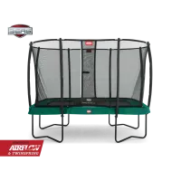 Батут BERG EazyFit Regular Green с защитной сеткой Safety Net Deluxe EazyFit