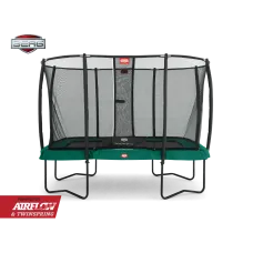 Батут BERG EazyFit Regular Green с защитной сеткой Safety Net Deluxe EazyFit