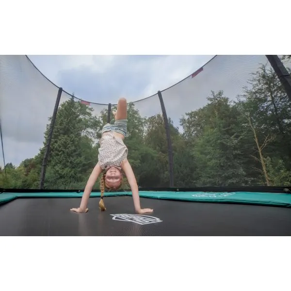Батут BERG EazyFit Regular Grey із захисною сіткою Safety Net Deluxe EazyFit