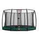 Батут BERG Elite+ InGround Green 430 Tattoo із захисною сіткою Safety Net T-series 430