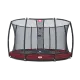 Батут BERG Elite+ InGround Green 430 Tattoo із захисною сіткою Safety Net T-series 430
