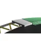 Батут BERG Elite+ InGround Green 430 Tattoo із захисною сіткою Safety Net T-series 430
