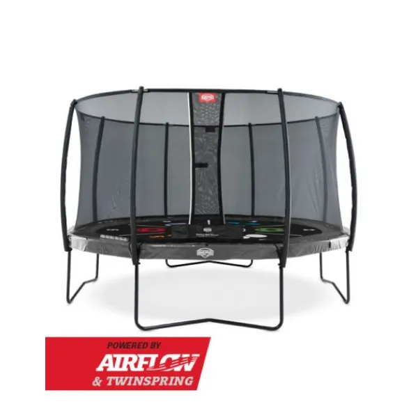 Батут Berg Elite Green 430 із захисною сіткою Safety Net Deluxe