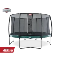 Батут Berg Elite Green 430 із захисною сіткою Safety Net Deluxe
