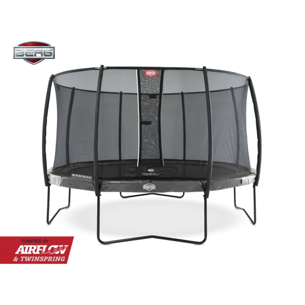 Батут Berg Elite Green 430 із захисною сіткою Safety Net Deluxe