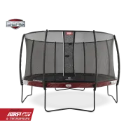 Батут Berg Elite Red 430 см із захисною сіткою Safety Net Deluxe