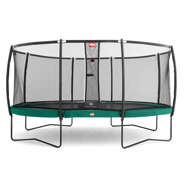 Батут BERG Grand Champion Grey із захисною сіткою Safety Net Deluxe