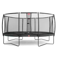 Батут BERG Grand Champion Grey із захисною сіткою Safety Net Deluxe