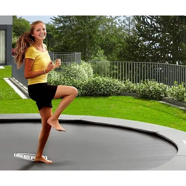 Батут Berg InGround Champion Grey 430 см із захисною сіткою Safety Net Comfort (InGround)