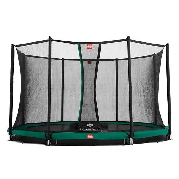 Батут Berg InGround Champion Grey 430 см із захисною сіткою Safety Net Comfort (InGround)