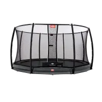 Батут Berg InGround Champion Grey 430 см із захисною сіткою Safety Net Deluxe