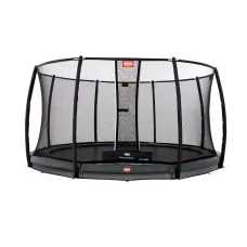 Батут Berg InGround Champion Grey 430 см с защитной сеткой Safety Net Deluxe