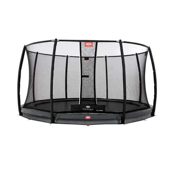 Батут Berg InGround Champion Grey 430 см із захисною сіткою Safety Net Comfort (InGround)