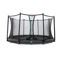Батут Berg InGround Champion Grey 430 см с защитной сеткой Safety Net Comfort (InGround)