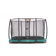Батут BERG InGround EazyFit Green с защитной сеткой Safety Net Deluxe EazyFit