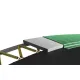 Батут Berg InGround Elite Grey 430 см із захисною сіткою Safety Net Deluxe