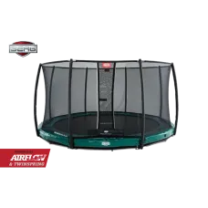 Батут Berg InGround Elite Green 430 с защитной сеткой Safety Net Deluxe