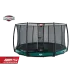 Батут Berg InGround Elite Grey 430 см із захисною сіткою Safety Net Deluxe