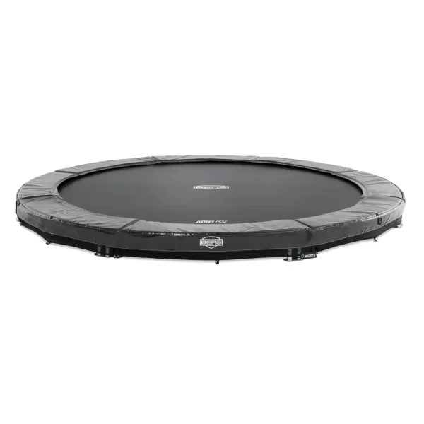 Батут Berg InGround Elite Grey 430 см із захисною сіткою Safety Net Deluxe