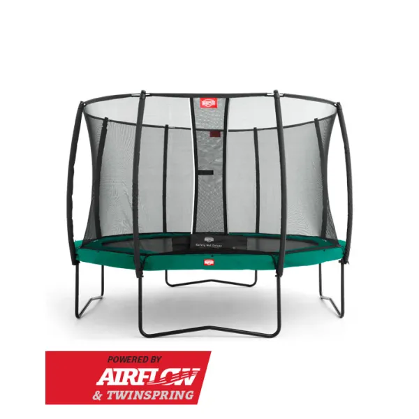 Батут Berg Champion Grey 430 см із захисною сіткою Safety Net Deluxe