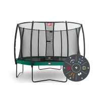 Батут Berg Champion Tatoo 430 см із захисною сіткою Safety Net Deluxe