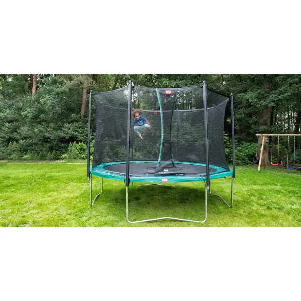 Батут BERG Favorit Regular 200 Grey із сіткою Safety Net Comfort