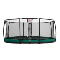 Батут BERG InGround Grand Champion Green із захисною сіткою Safety Net Deluxe