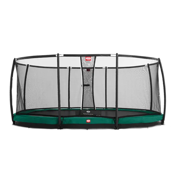 Батут BERG InGround Grand Champion Grey із захисною сіткою Safety Net Deluxe