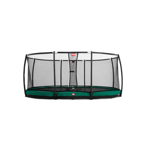 Батут BERG InGround Grand Champion Grey із захисною сіткою Safety Net Deluxe