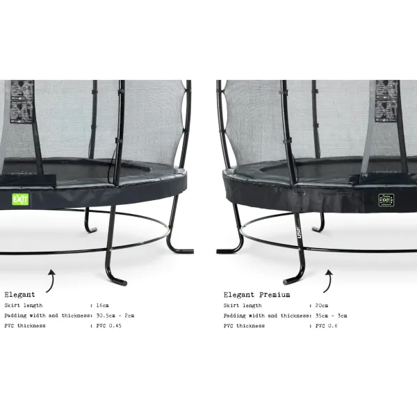 Батут EXIT Elegant Premium 427cm Green