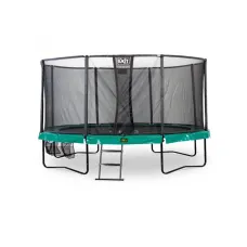 Батут EXIT Supreme 457см с защитной сеткой и лестницей