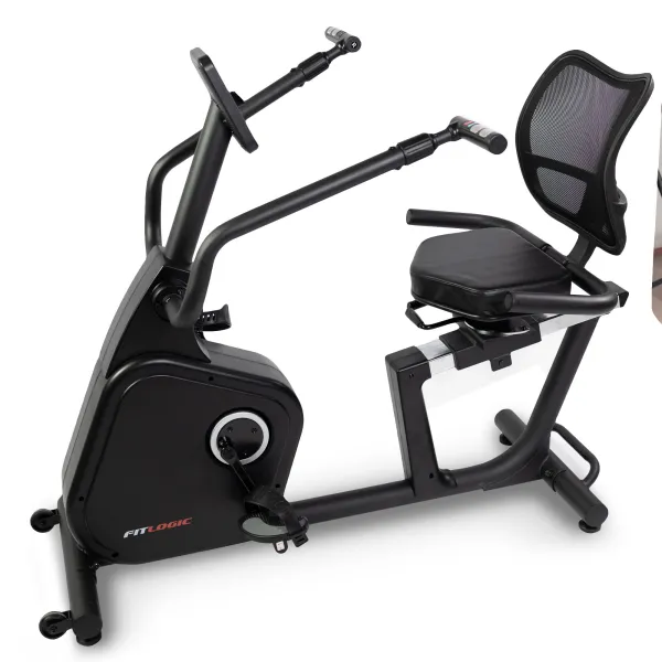 Велотренажер горизонтальний Fitlogic B1902R