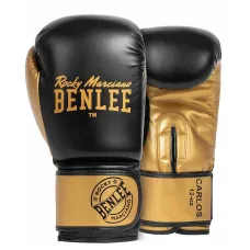 Боксерские перчатки Benlee Carlos Black gold 12 oz
