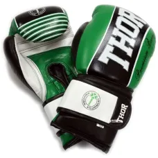 Боксерские перчатки THOR THUNDER (529/0 Leather) 14 oz. GRN