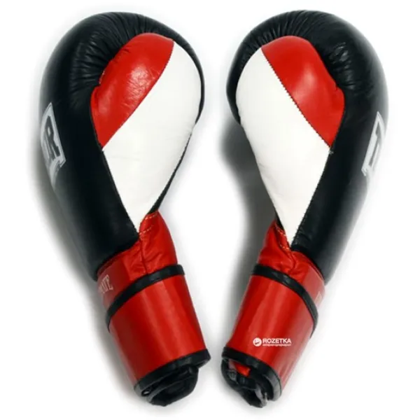Боксерские перчатки Thor Ultimate Leather 10 oz Black-White-Red