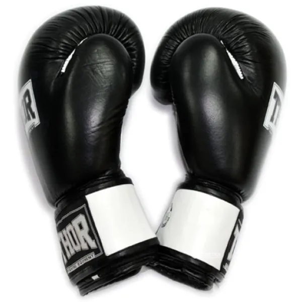 Боксерские перчатки Thor Sparring Leather 10 oz Black-White