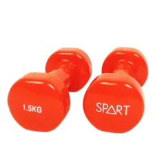 Гантель Rising виниловая DB2113-1,5Orange 2 х 1,5 кг