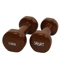Гантель Rising виниловая DB2113-2,5Brown 2 х 2,5 кг