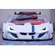 Ліжко у вигляді машини BMW біле