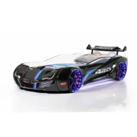 Кровать в виде машины BMW чёрная
