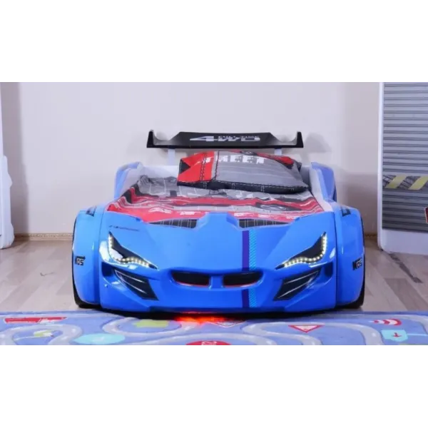 Ліжко у вигляді машини BMW синє