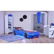Ліжко у вигляді машини BMW синє
