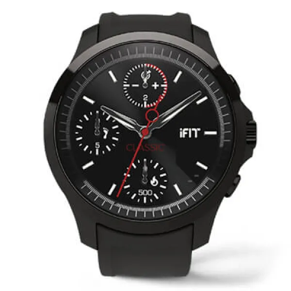 Часы фитнес-браслет iFit Classic (черный)