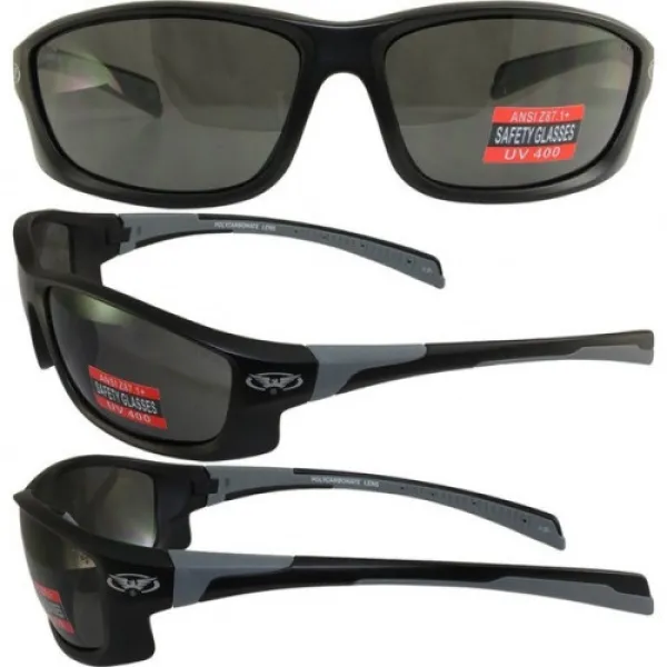 Очки защитные Global Vision Hercules-5 (smoke) черные