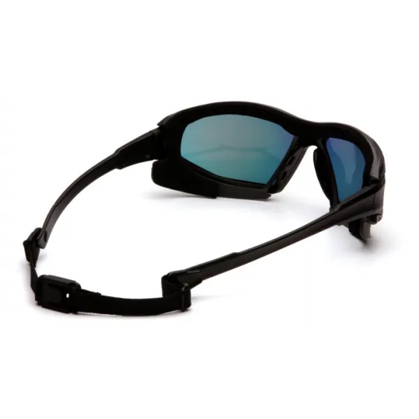 Очки защитные с уплотнителем Pyramex Highlander-PLUS (sky red mirror) Anti-Fog, красные зеркальные