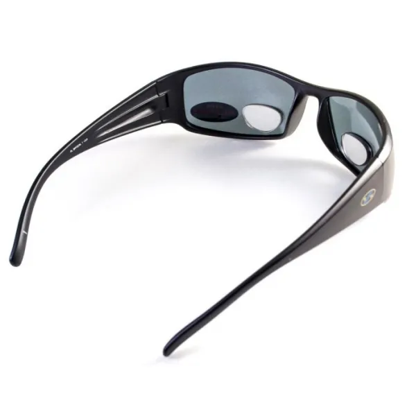 Окуляри біфокальні поляризаційні BluWater Bifocal-1 (+1.5) Polarized (gray) (чорна біфокальна лінза з діоптріями)