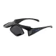 Окуляри поляризаційні BluWater Flip-IT Polarized (gray) чорні