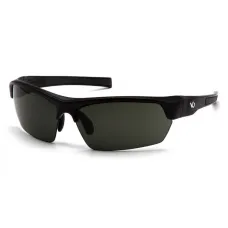 Очки поляризационные защитные 2в1 Venture Gear Tensaw Polarized (forest gray) чёрно-зелёные